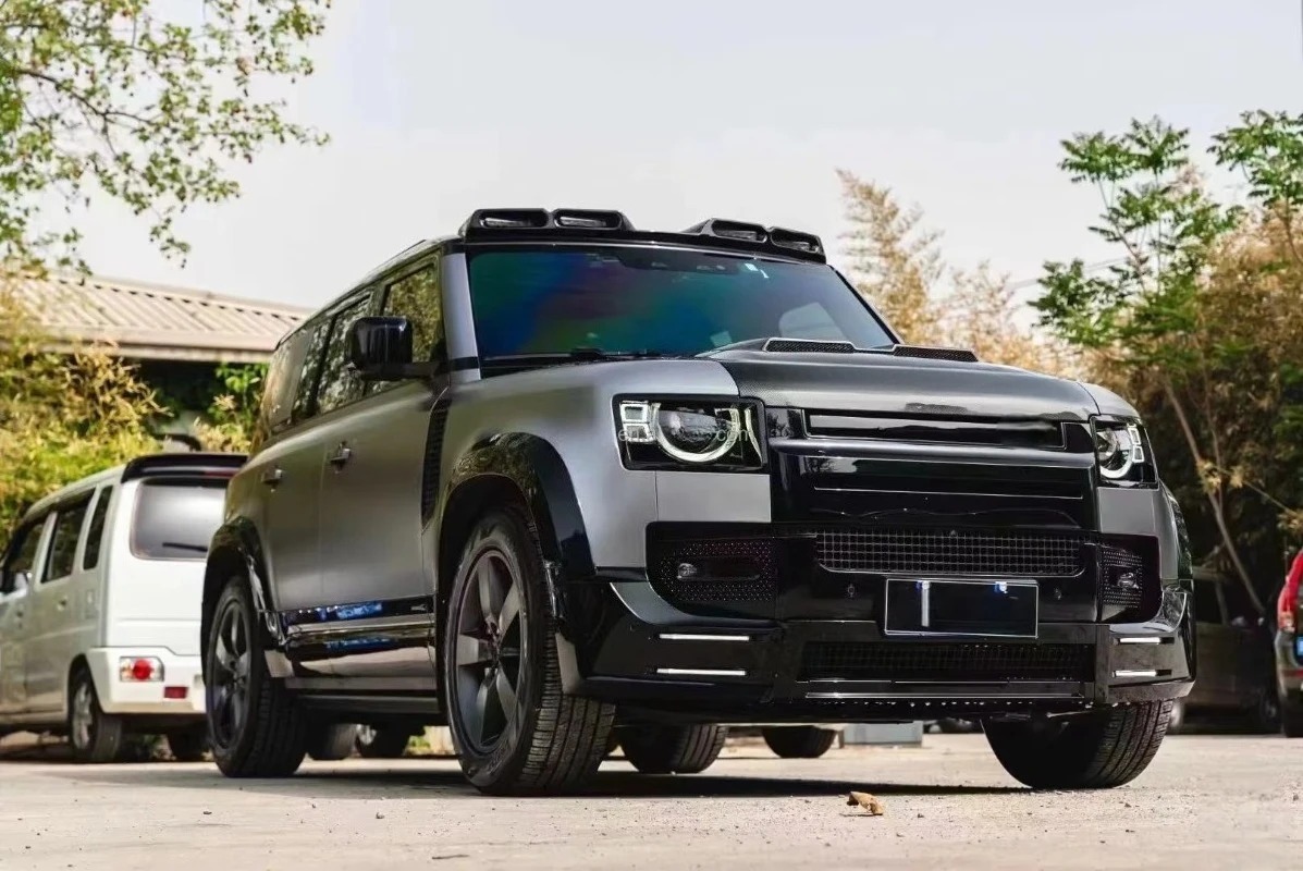 For  Defender 2020- Base Upgrade to Lumma Version Body Kit Front and Rear Bumper Completely Body Kit